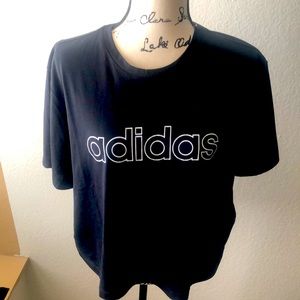 Adidas cropped t-shirt.